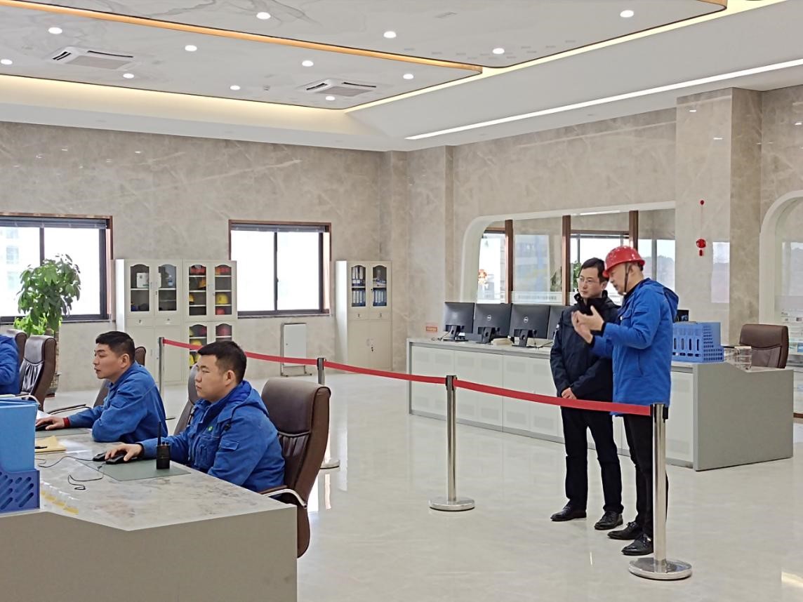 BG大游集团集团辅导到下属项目公司发展新春慰问