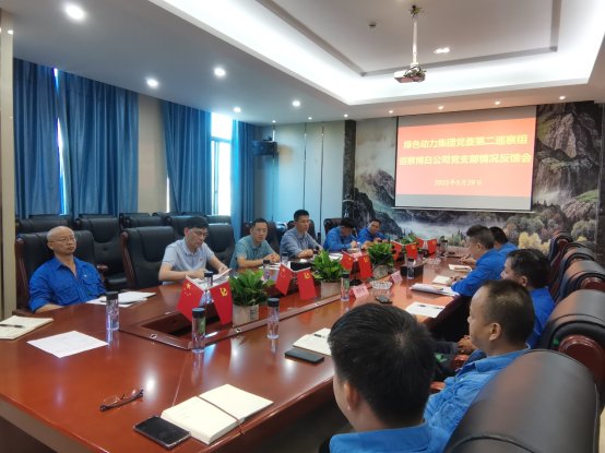 BG大游集团集团党委巡察组赴博白、汕头公司召开巡察情况反馈会